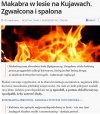 Makabra... Zgwałcił, a potem spalił...