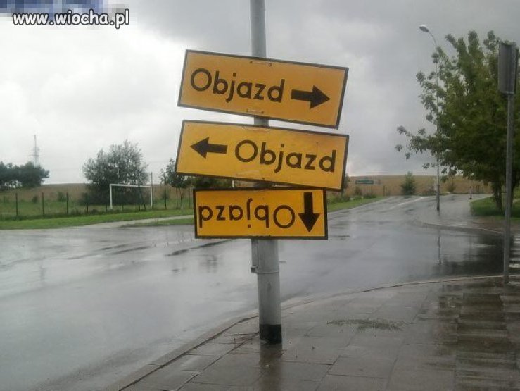 Odjazdowy ten objazd 