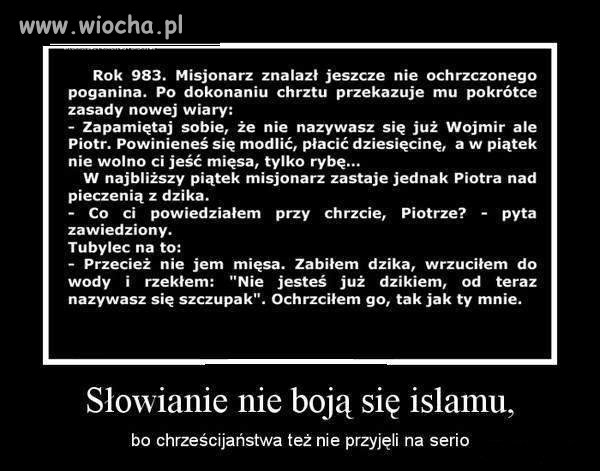 Słowianie są odporni na islam