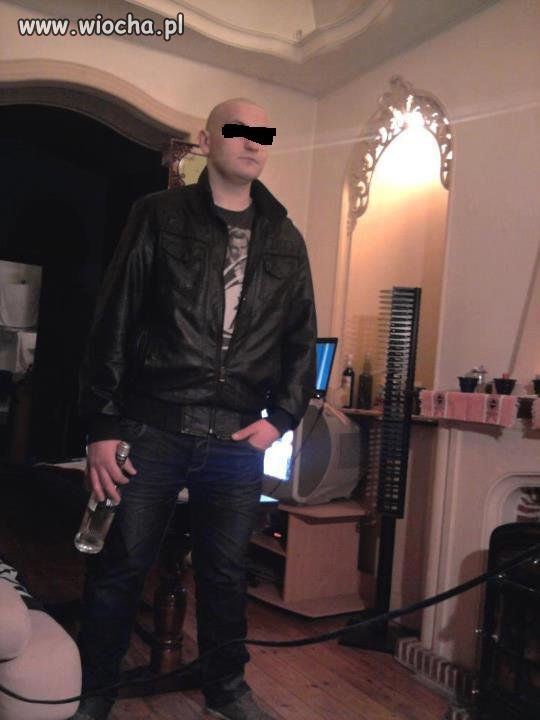 Macho z flachą...
