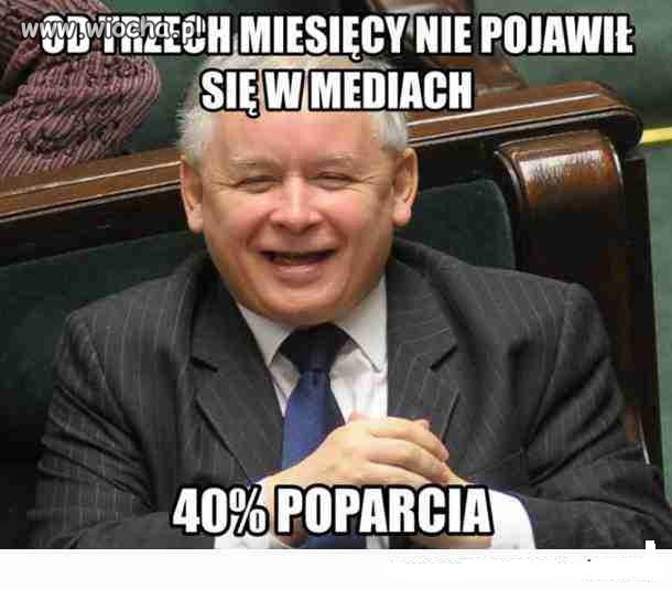 I dlatego ma poparcie