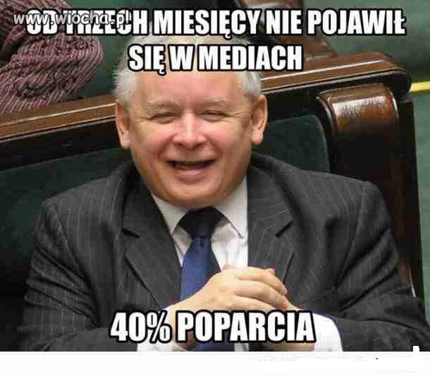 I dlatego ma poparcie