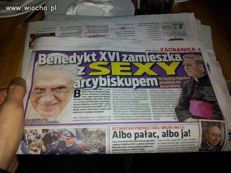 Prawdziwy powód abdykacji ...