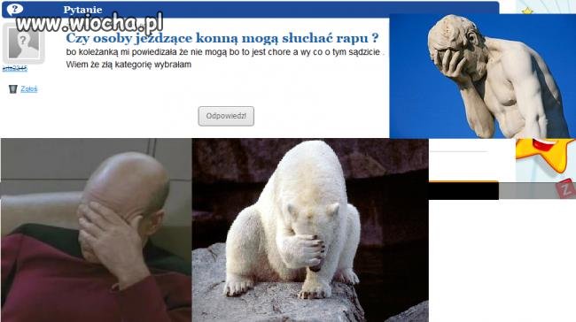 Czy osoby jeżdżące konną mogą słuchać rapu?