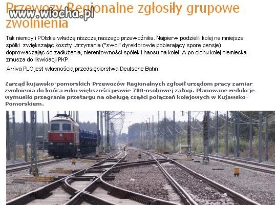 Tak się niszczy PKP