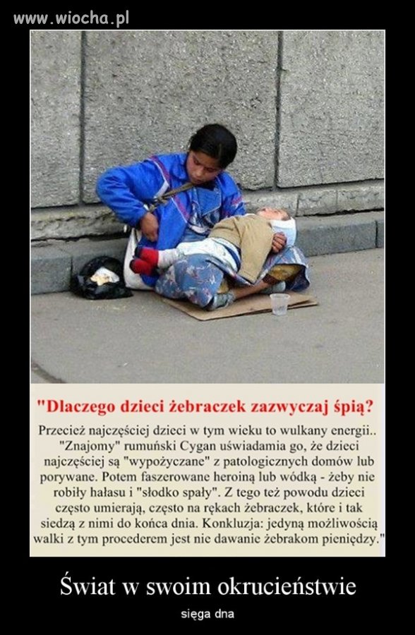 świat w swoim okrucieństwie sięga dna
