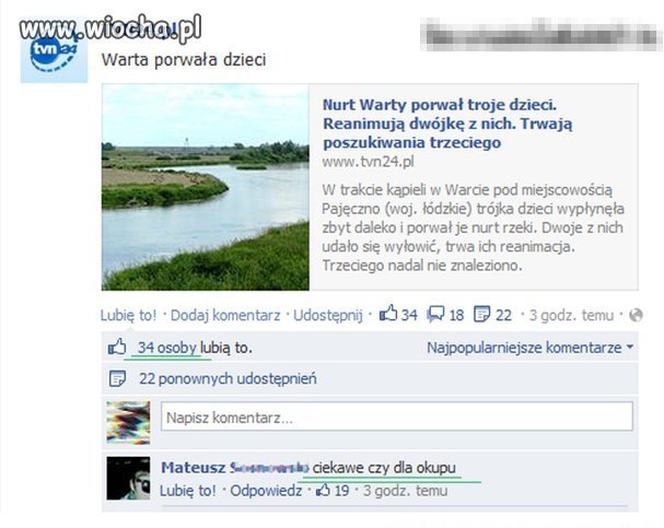 Takie żarty nie są na miejscu...
