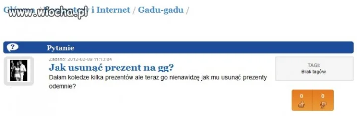Poważny problem...