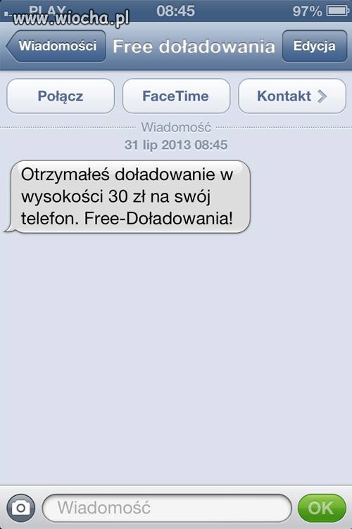 Free doładowanie