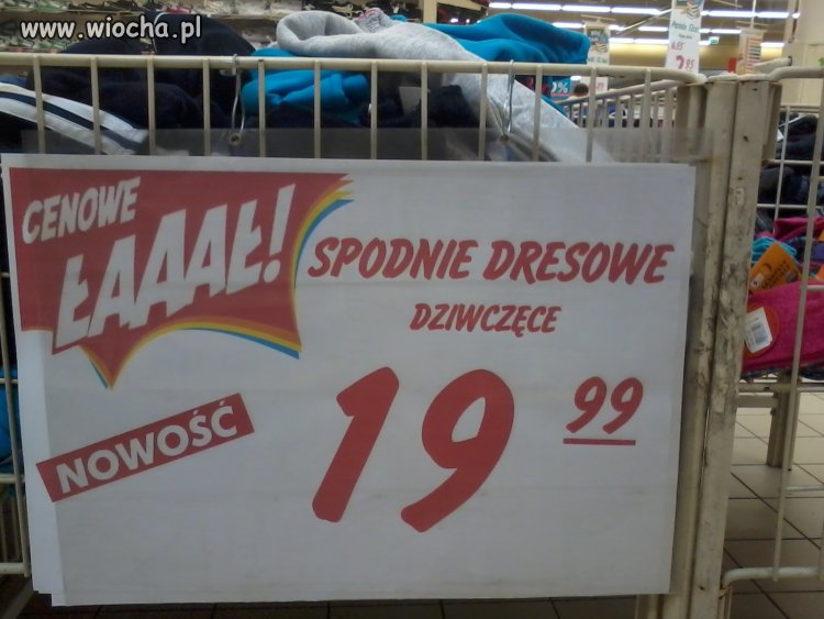 Spodnie dla Dzi**k?