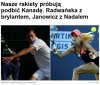 Wyjątkowo udane zdjęcie Radwańskiej z tvn24