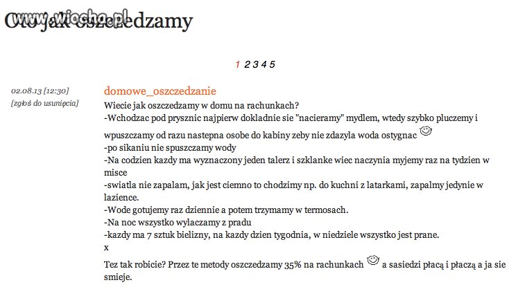 Oszczędzanie 2013