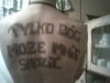 Kolejny idota z moto ,,tylko Bóg może mnie sądzić'