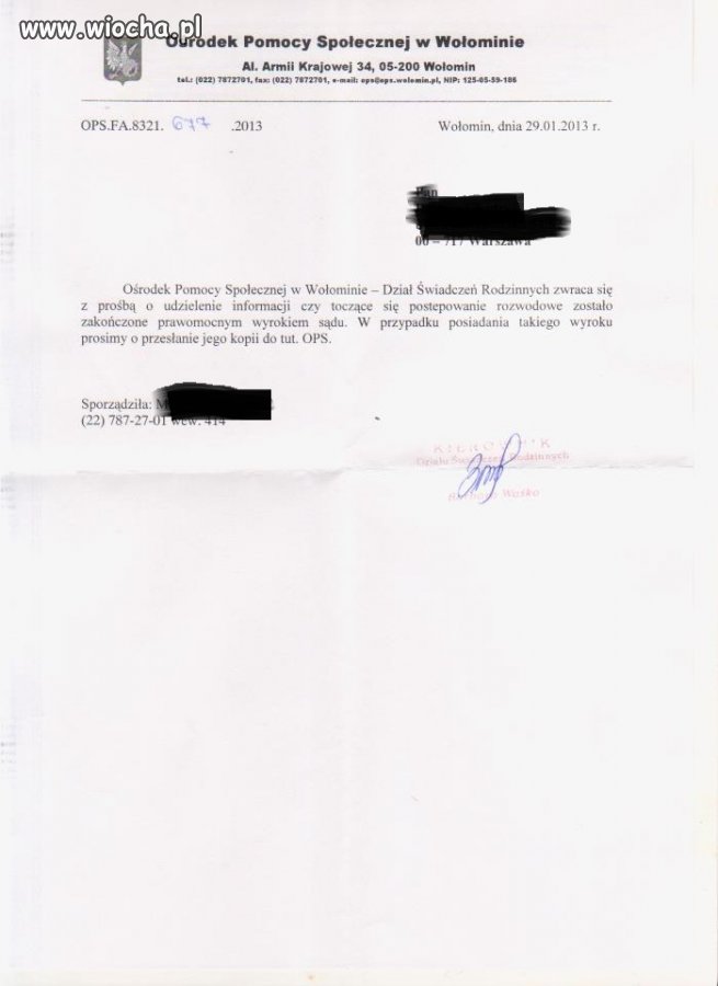 Zawartości konta na facebooku