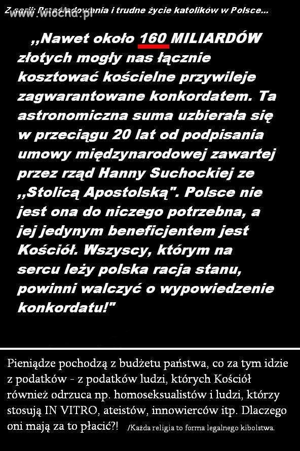 Prześladowania i trudne życie katolików w Polsce .