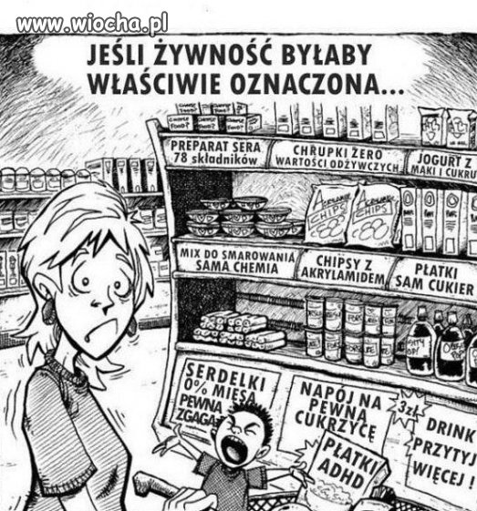 Kiedyś żywność pochodziła ze wsi