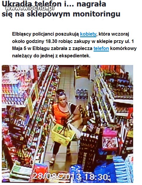 Weszła po zakupy...