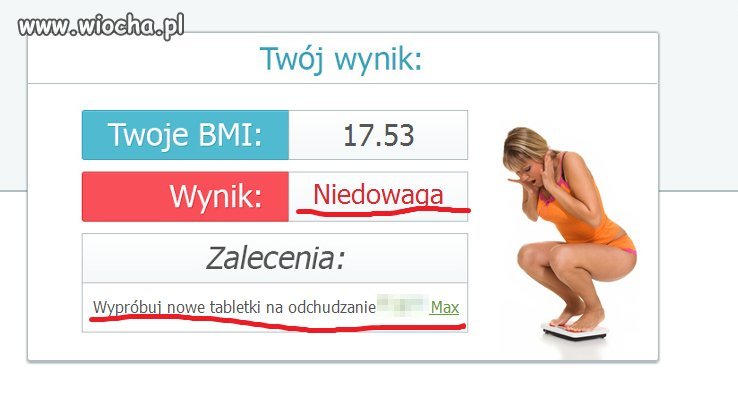BMI...Zalecenie...