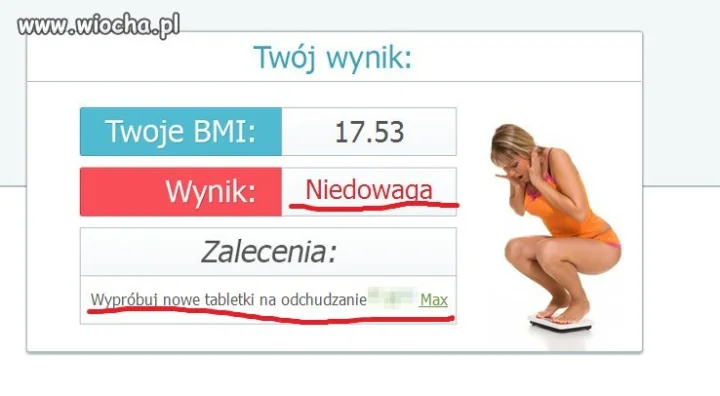 BMI...Zalecenie...