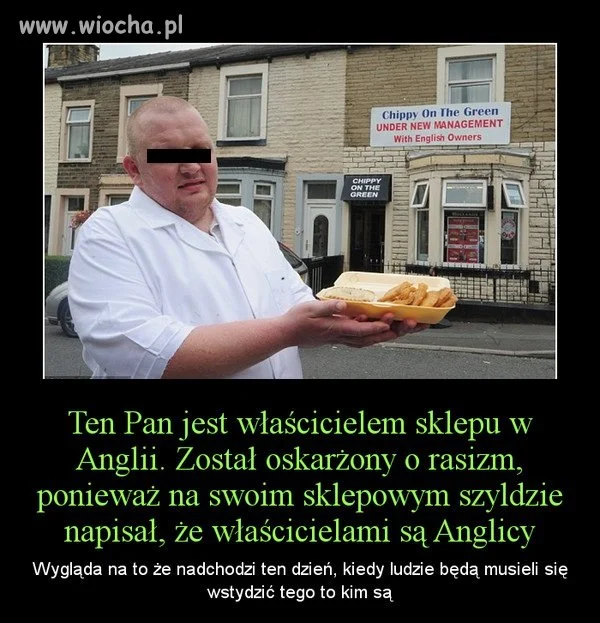 Oskarżony o rasizm 