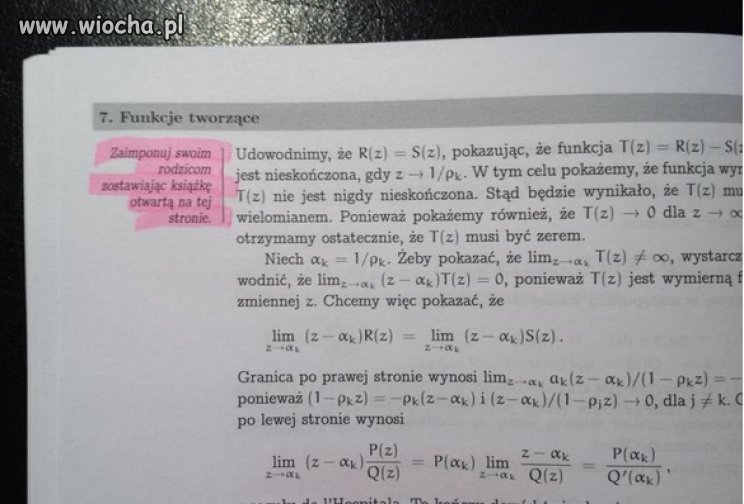 Zaimponuj rodzicom...