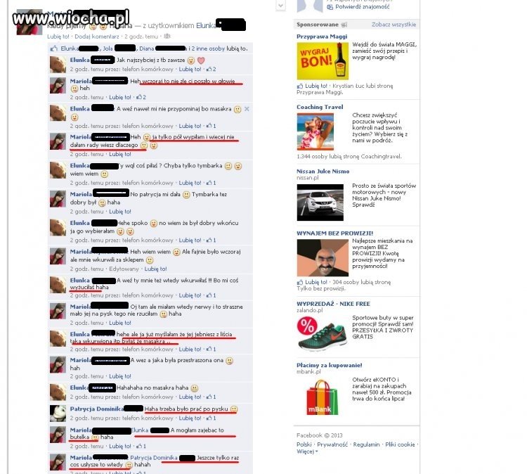 Rozmowa 15-latek, które piły za sklepie
