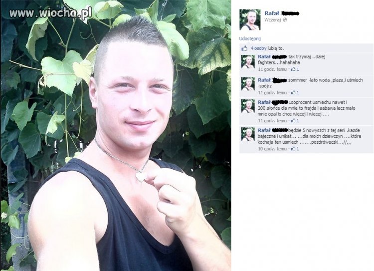 Ten facet chyba czuje się samotnie...