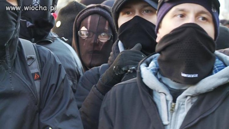 Takie tam z demonstracji antify