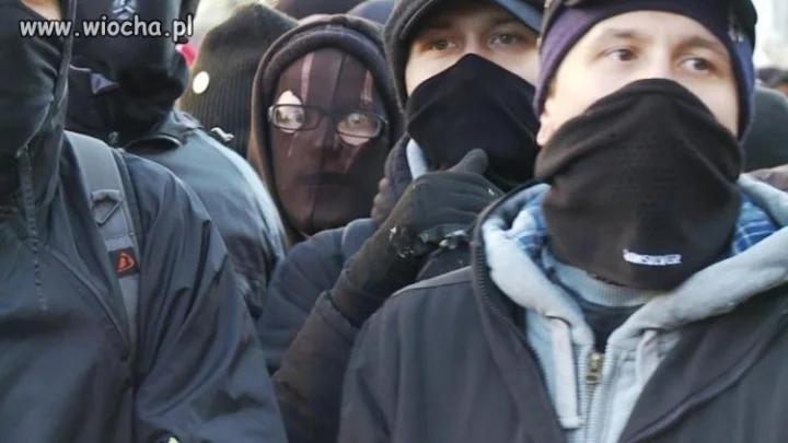Takie tam z demonstracji antify