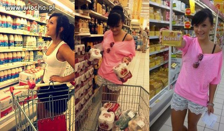 Galeria ze zdjęciami z zakupów w supermarkecie...