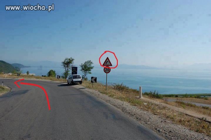 Osty zakręt w prawo