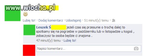 Pisać do siebie komentarze to jedno,