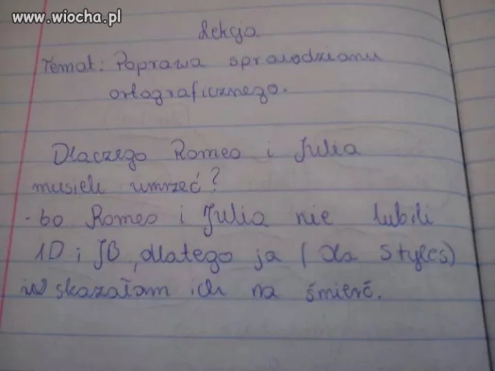 Siano w głowie.