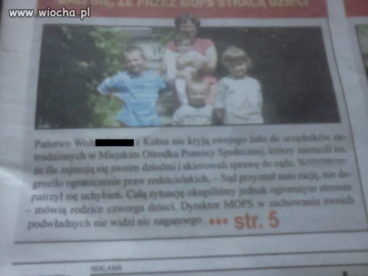 Wiocha przez niedopatrzenie urzędników