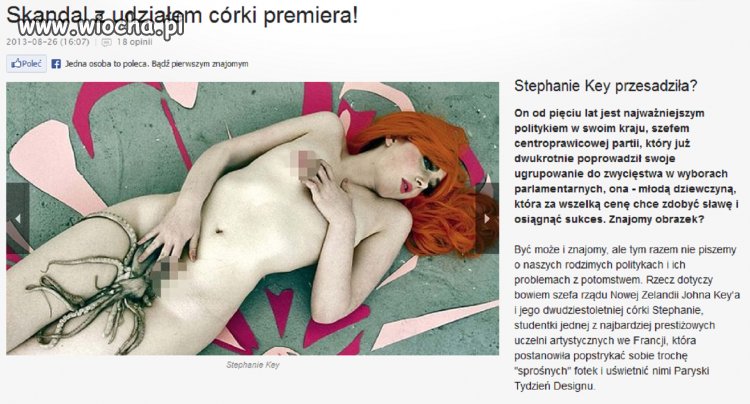 Skandal z udziałem córki premiera 