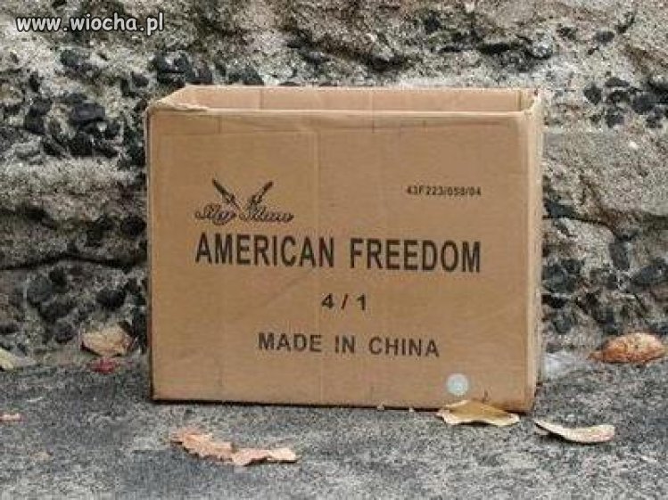 Czy wszystko dziś musi być China ...