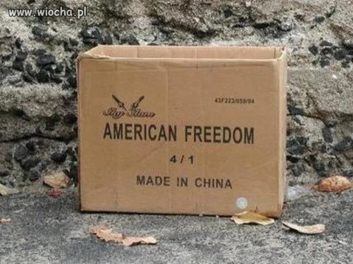 Czy wszystko dziś musi być China ...