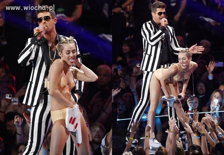 Wyuzdana Miley Cyrus