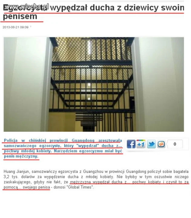 Egzorcysta wypędzał ducha za pomocą penisa...