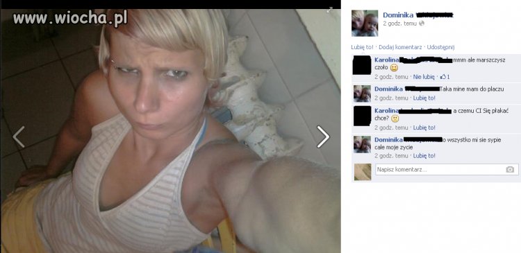 Mina do płaczu ..