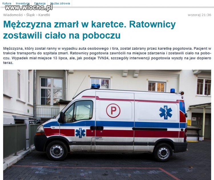 Zostawili ciało na poboczu
