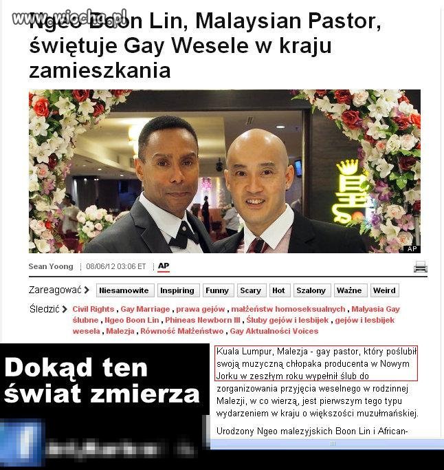 Pastor żeni się z gejem !!WIOCHA !!