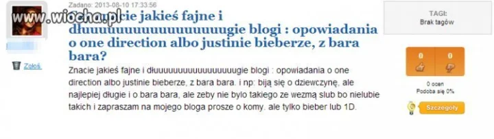 Ta strona schodzi na psy...