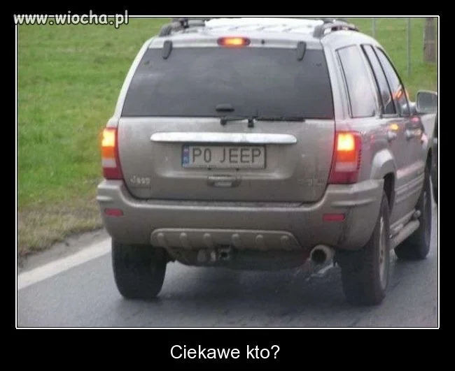 Ciekawa rejestracja 