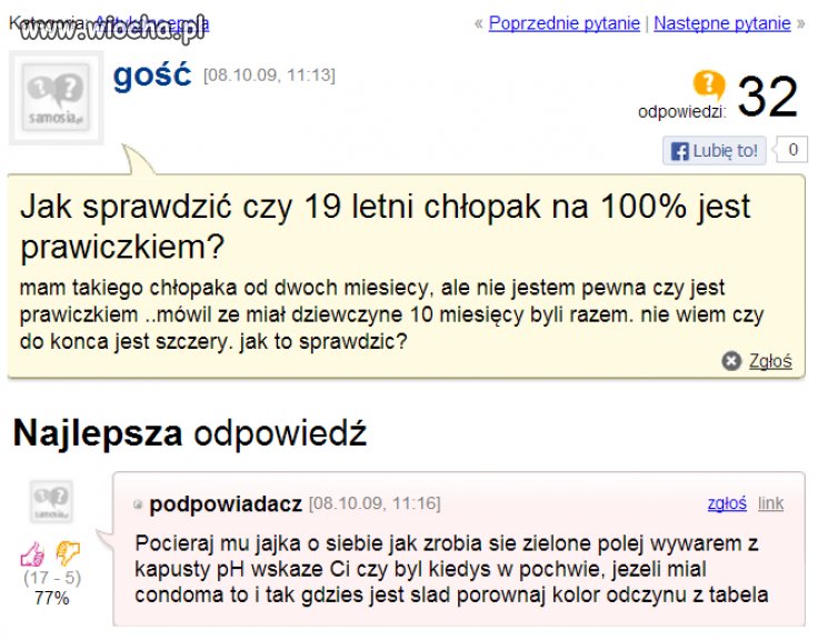 Jak sprawdzić czy mój chłopak jest prawiczkiem...