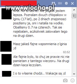A tym czasem w wakacje...
