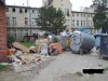 Widok na podwórko na jednym z Wrocławskich osiedli