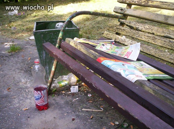 Ławka prawdziwego polaka