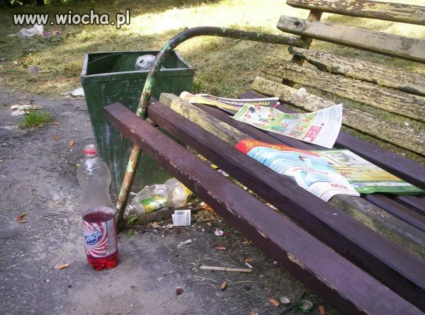 Ławka prawdziwego polaka