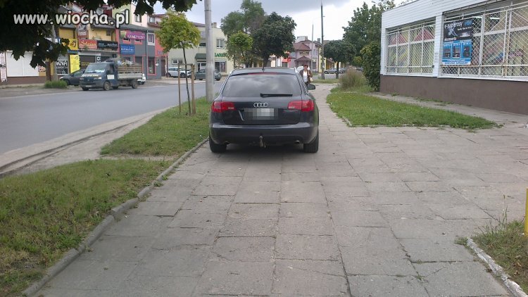 Chodnik nie dla pieszego